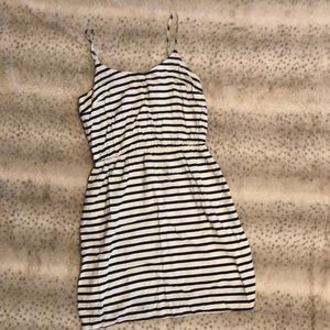 Striped Spaghetti Strap Dress
